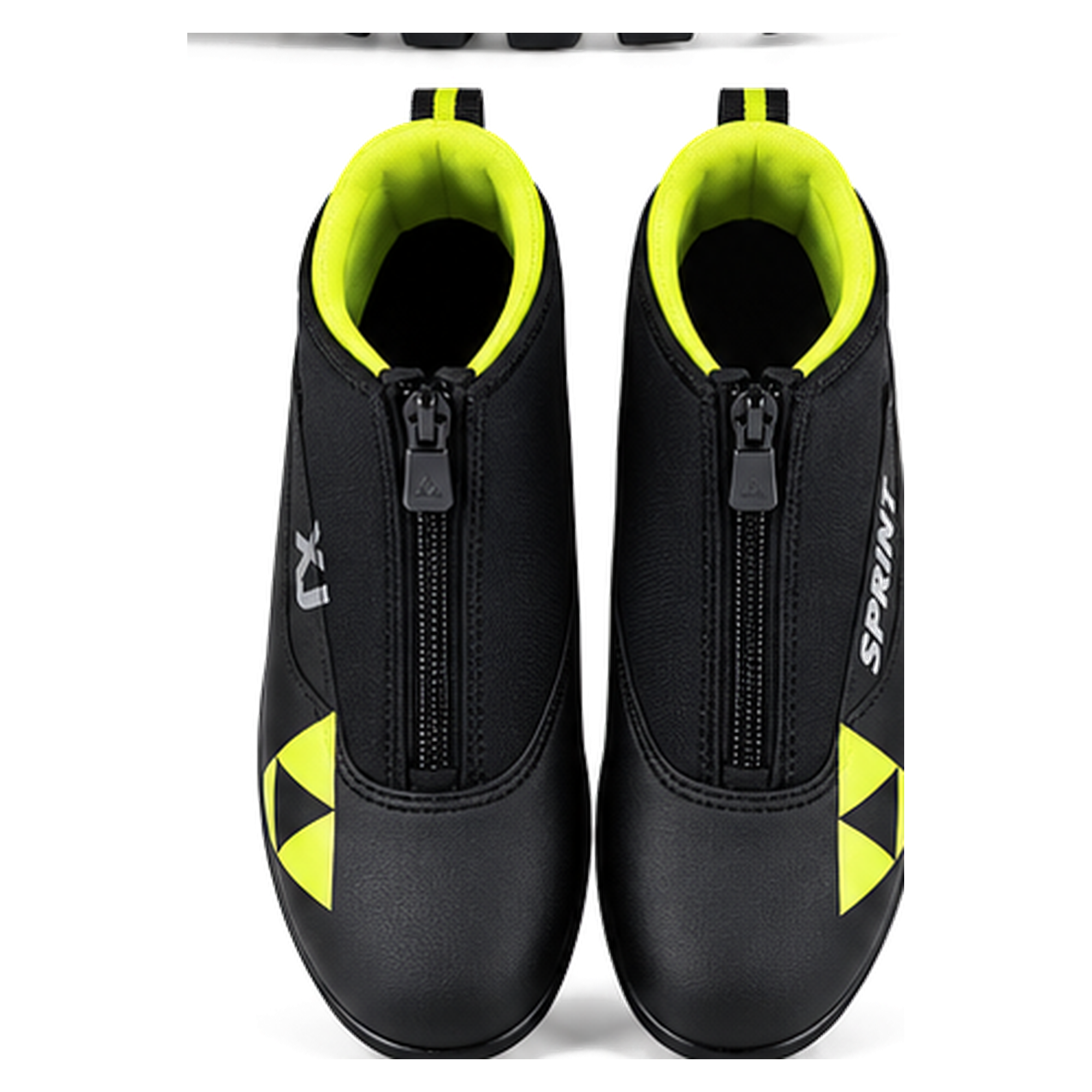 Dětské boty na běžky Fischer XJ Sprint – Black/Yellow